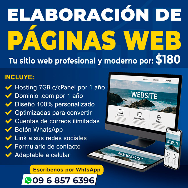 Elaboración de Páginas Webs