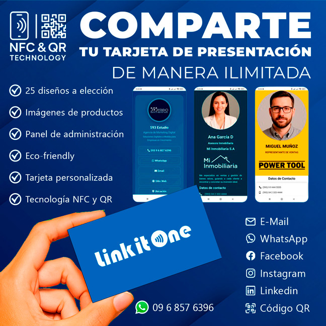 Tarjetas de presentación digital